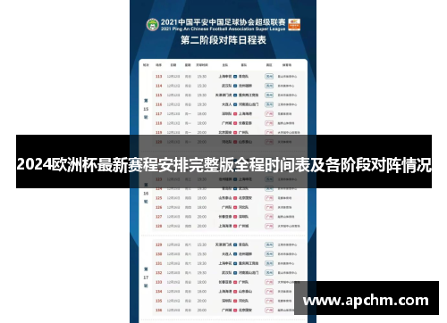 2024欧洲杯最新赛程安排完整版全程时间表及各阶段对阵情况